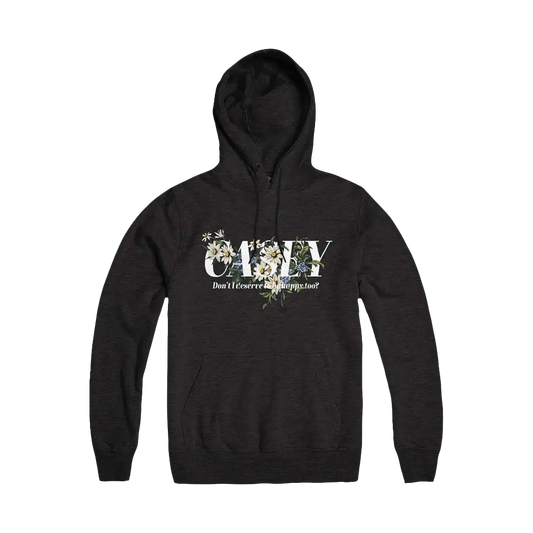 Happy Too Hoodie - Black