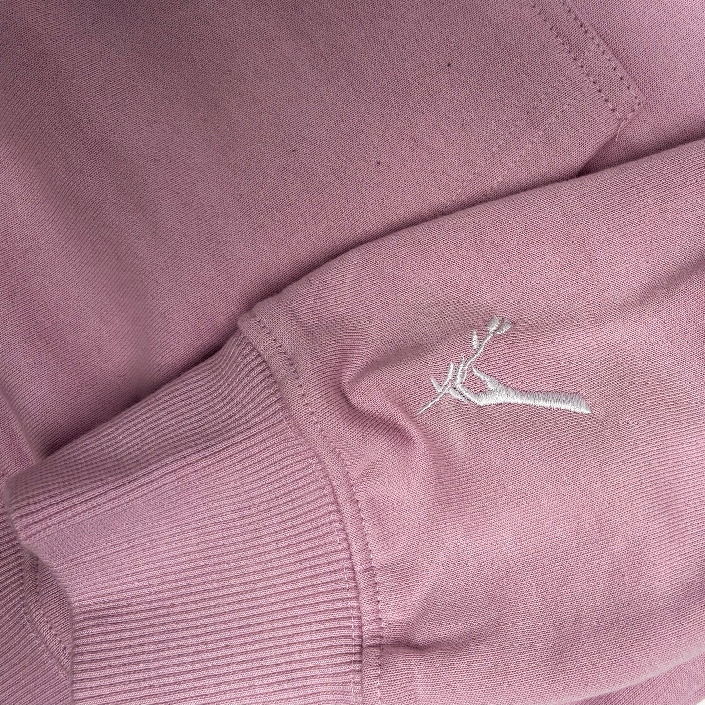 Embroidered Love Is Not Enough Hoody